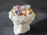 Flower Garden Girl Candle