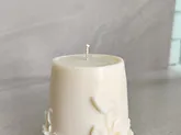 Flower pillar Candle