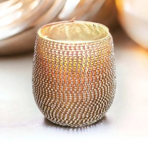 Gold Bling Candle - White Musk